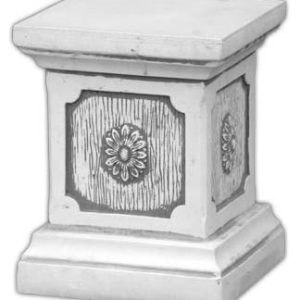 oszlop kazettás virágmintás 25cm