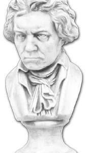 Beethoven mellszobor