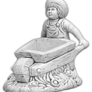talicskás fiú virágtartó 57cm