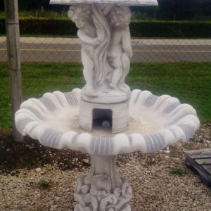 Esernyő fiúk egytálcás szökőkút (átmérő 129cm)