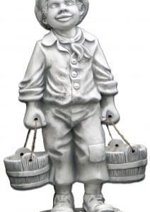 Kisfiú vödrökkel
