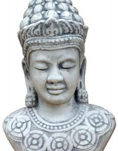 Indiai Buddha mellszobor 28cm