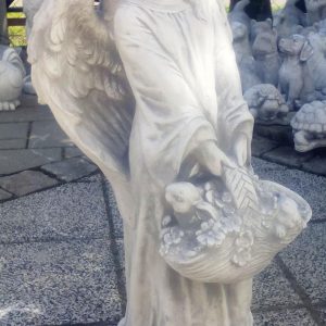 Angyal kosárnyi nyuszival 63cm