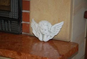 angyalka fali dísz 10cm