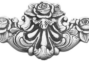 Rózsás dombormű