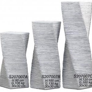 Csobogó csavart bordázott 100cm