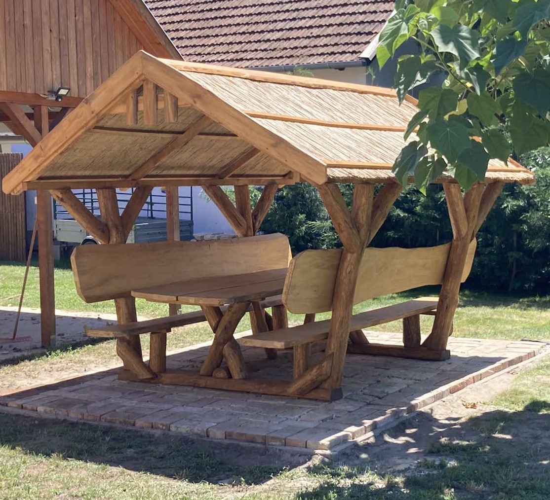 Kerti kiülő 3 méteres nádtetős - Image 3