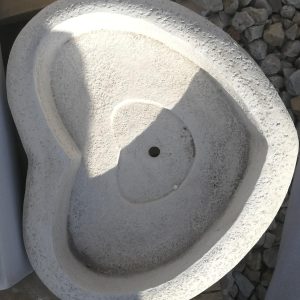 szív alakú váza 6cm