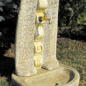 Hullámkazettás kút 50cm-es oszlopszélességgel